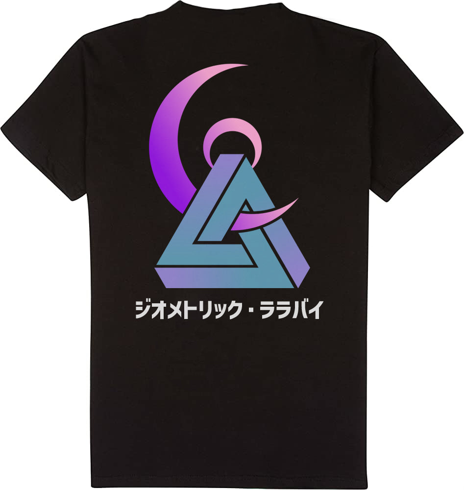 Geometric Lullaby Classic Logo Tee - Black