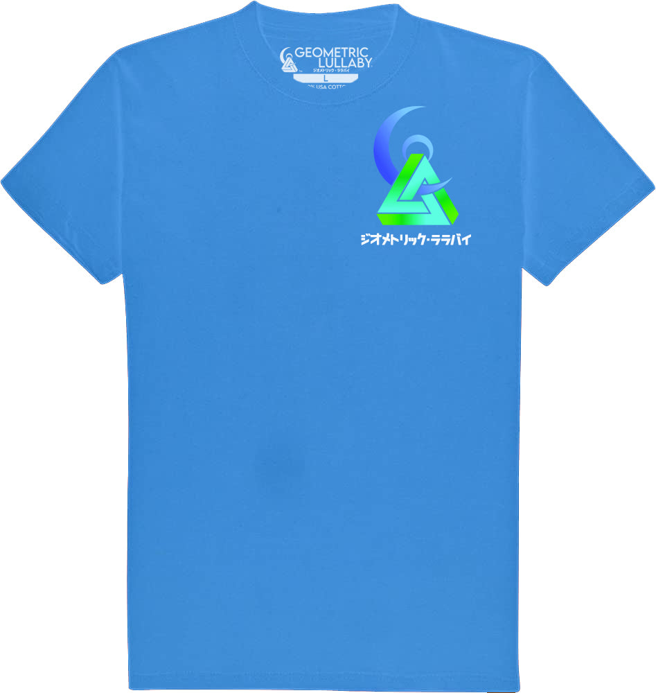 Neon Logo Tee - Lullaby Blue