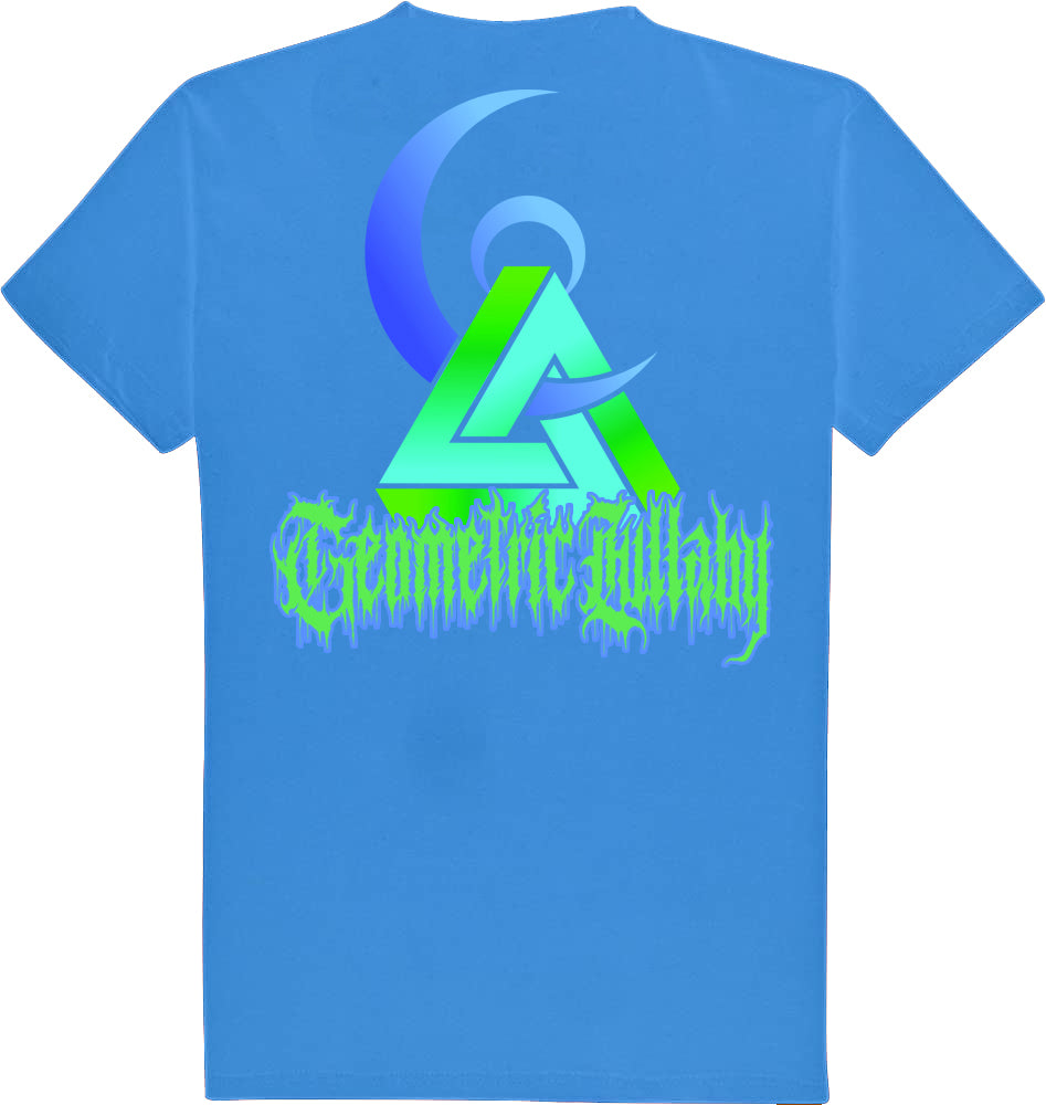 Neon Logo Tee - Lullaby Blue