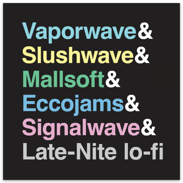 Vaporwave Genre Sticker